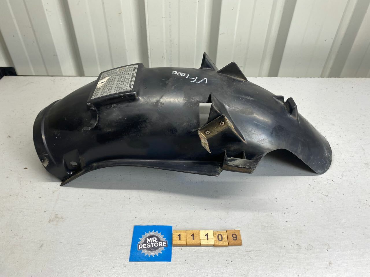 Honda VRF1000F Interceptor Under Rear Fender Mudguard 80105-MB6