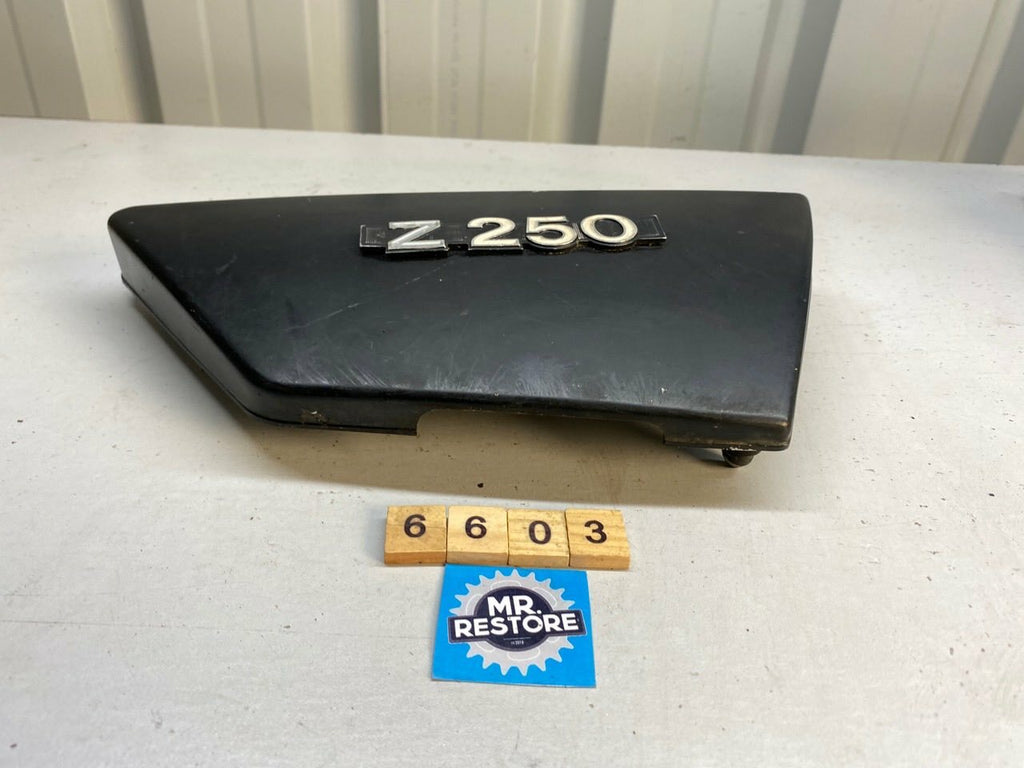 Kawasaki Z250 KZ250 A - R/H Side Cover & Badge 36001-1033