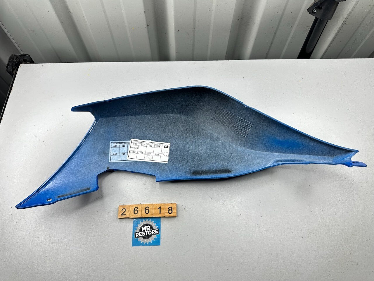 BMW K1200S '03-08' K1300S '07-15' Right Rear Tail Fairing Trim Panel