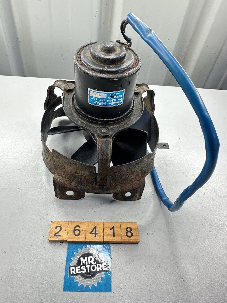 Honda VF1000 '84-85' Left Radiator Cooling Fan (Tested) 19035-MB6-003