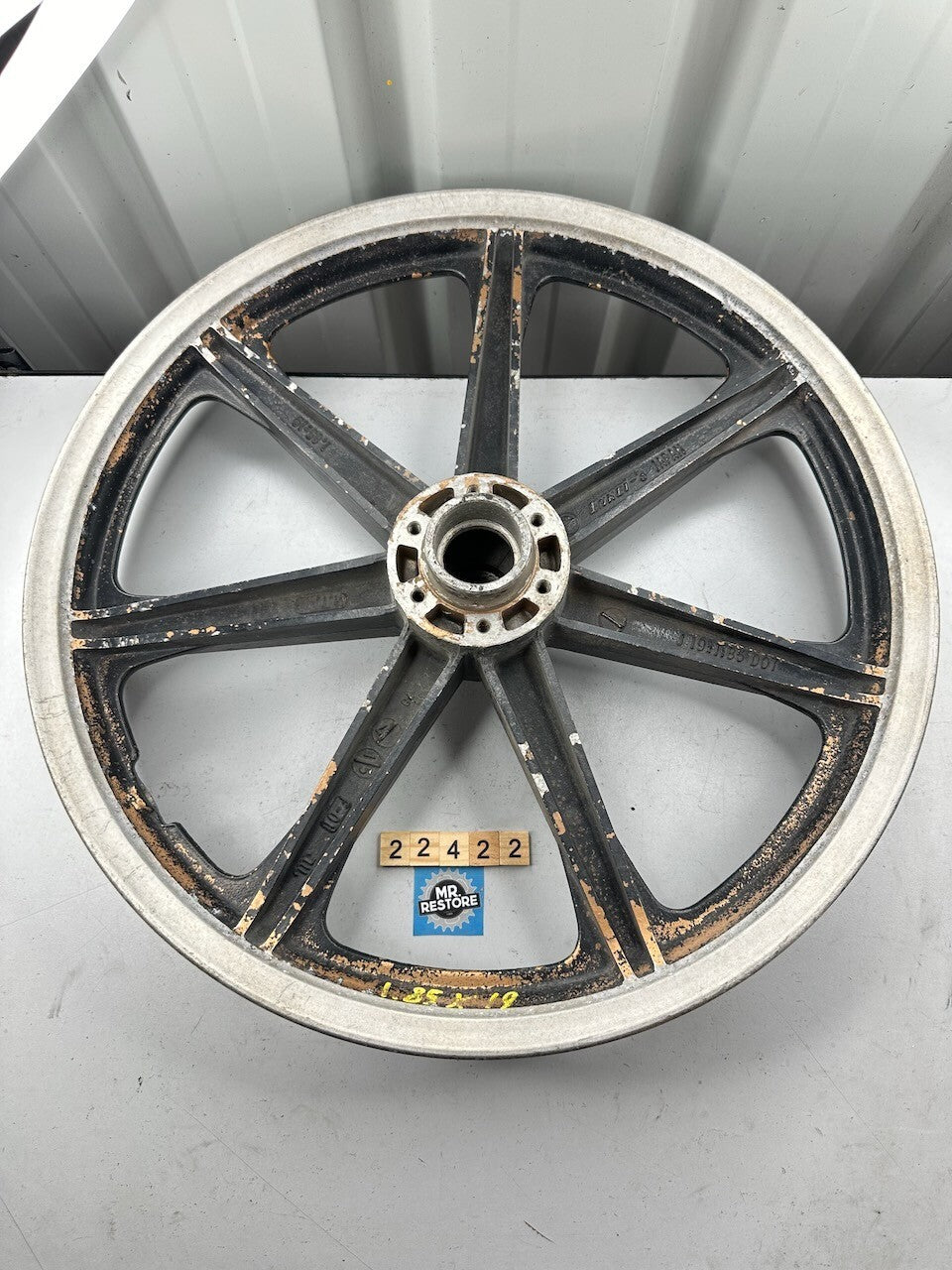 Yamaha 19 x 1.85 Enkei Vintage Front Alloy Wheel (RD XS ?)