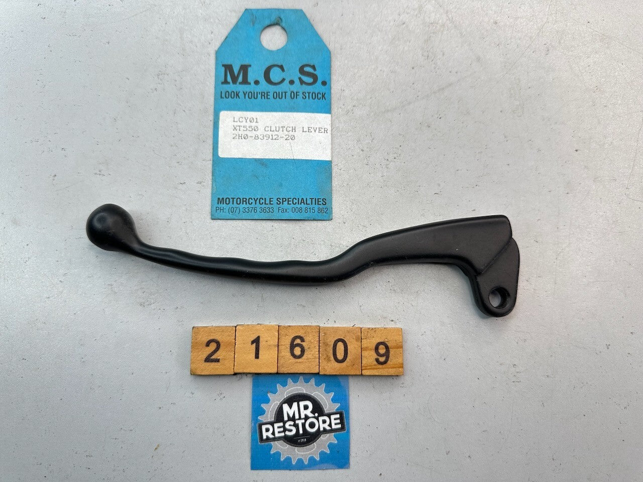 Yamaha XT550 XT250 DT125 SR500 Clutch Lever by MCS 2H0-83912-20