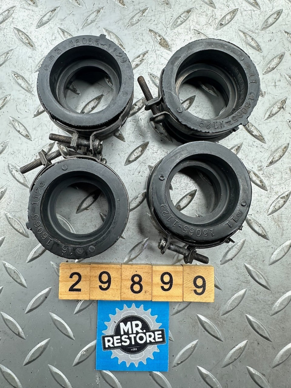 Kawasaki GPX600 ZX600 Ninja ZX500 ZX400 Carburettor Inlet Intake Pipe Rubber Set