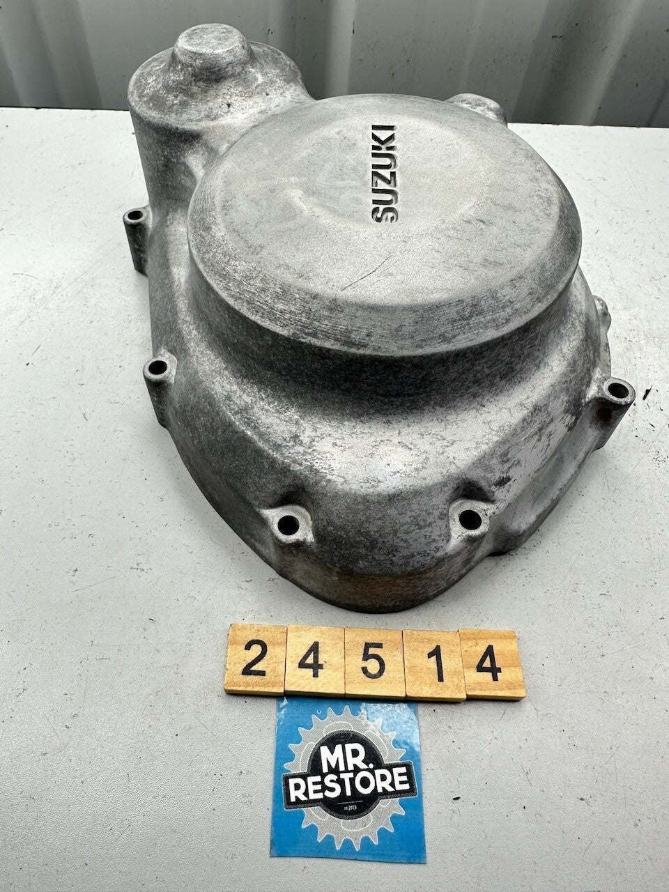 Suzuki GR650 1982-83 Magneto Generator Side Cover 11350-15501