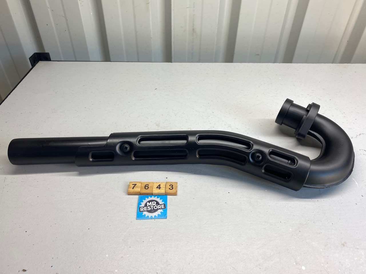 Kawasaki KL600R Exhaust Header & Guard - Painted Stainless Steel KHI E014 - OEM