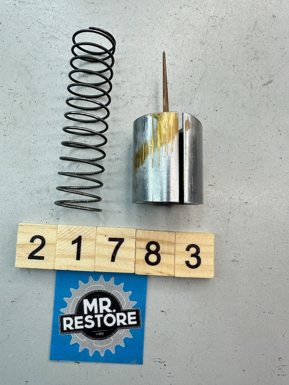 Yamaha TY250 A 1974 Carburetor Throttle Valve Slider, Needle & Spring