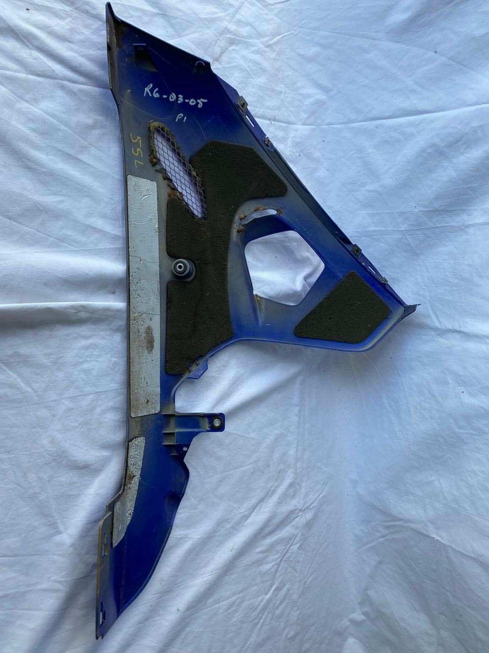 Yamaha R6 YZF 03-08 R/H Lower Fairing Panel 5SL-28395 Blue