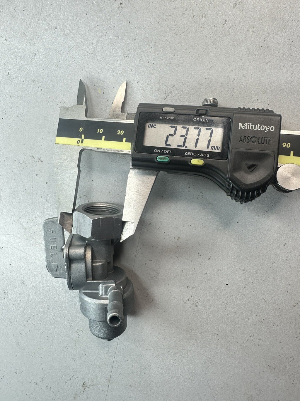 Honda XL250R CMX250 CM250 CB450SC OEM Gen Keihin Fuel Tap Vapour Blasted