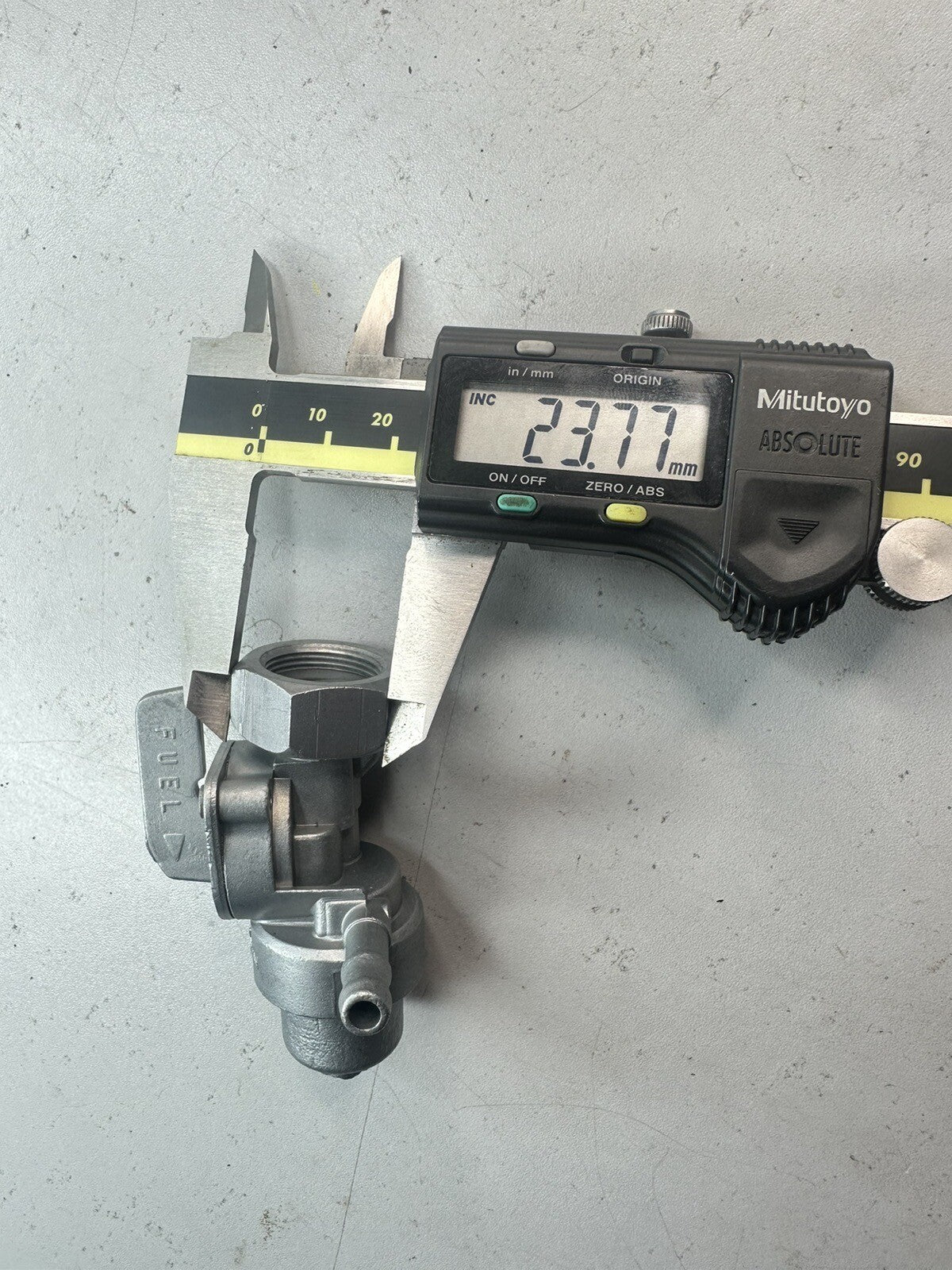 Honda XL250R CMX250 CM250 CB450SC OEM Gen Keihin Fuel Tap Vapour Blasted