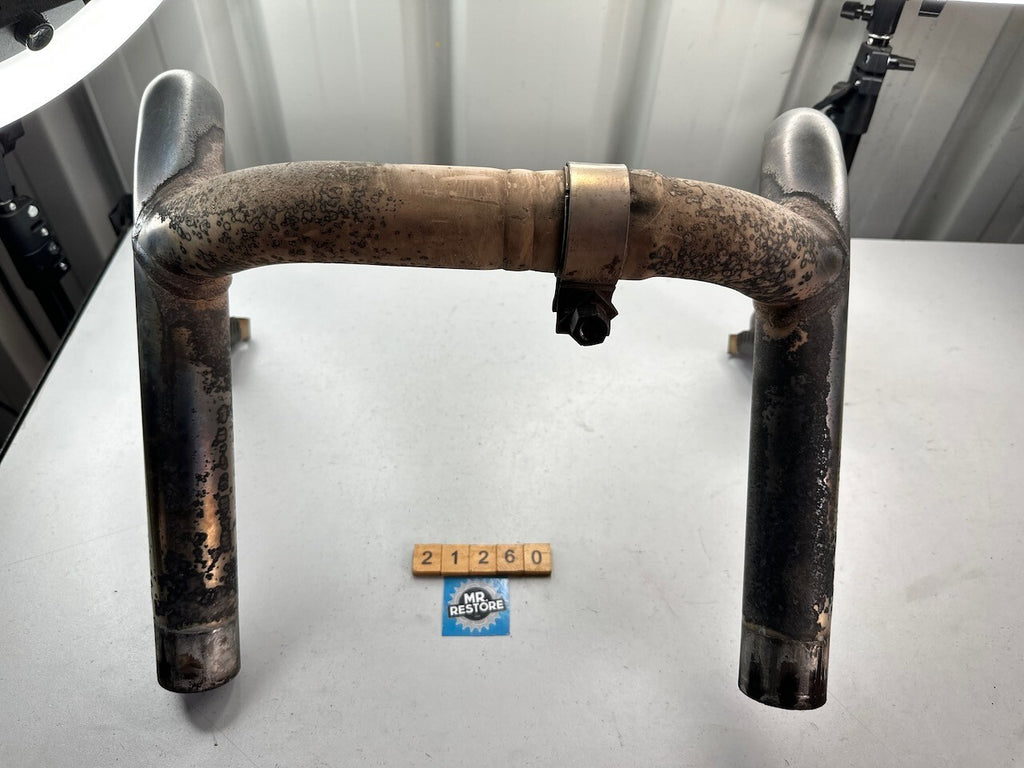 BMW R1150GS Exhaust Headers & Clamp 18111342953 18111342954