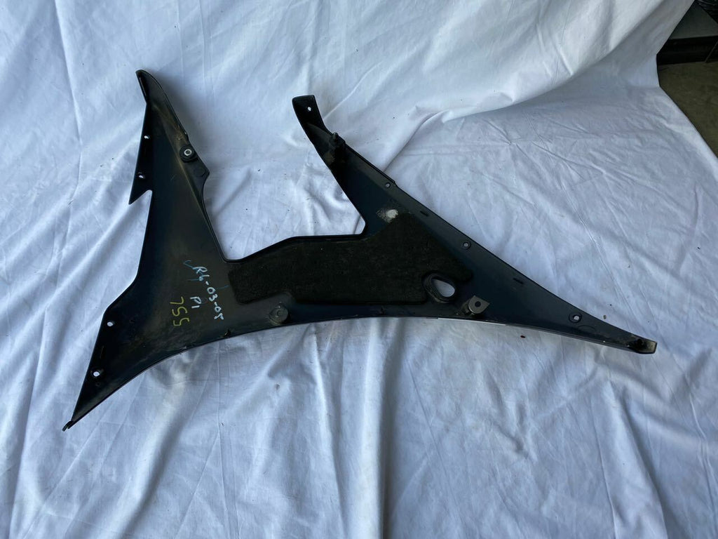 Yamaha R6 YZF 03-05 L/H Fairing Panel Mid 5SL-2835U Black
