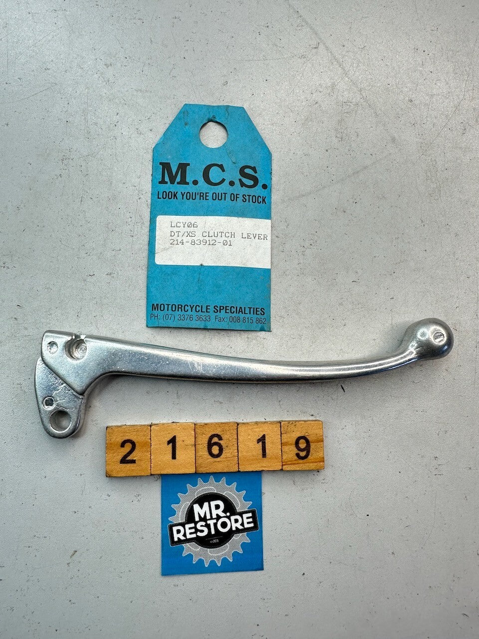 Yamaha DT XS Clutch Lever 214-83912-01 by MCS