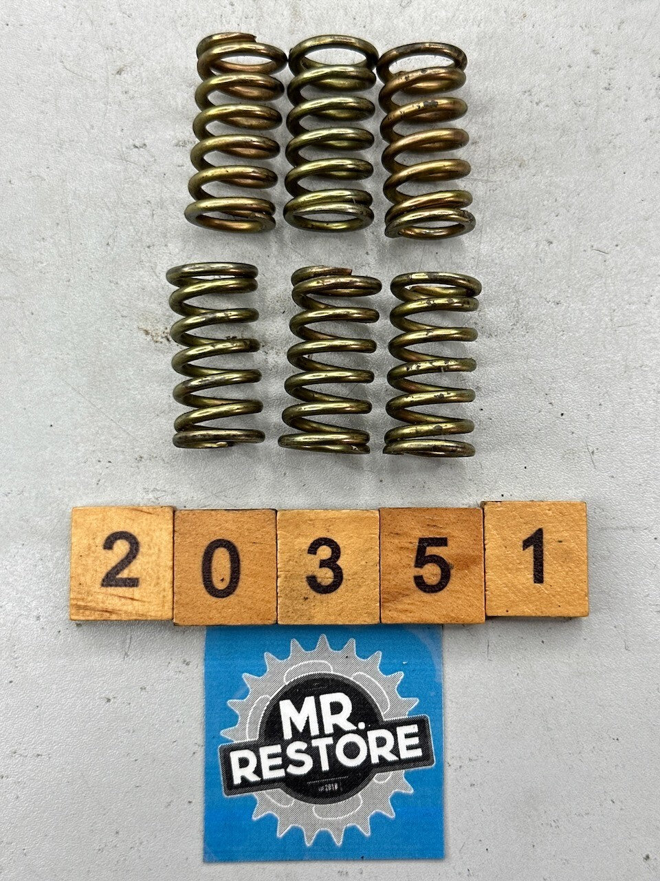 Suzuki DR350 DR250 DR125 RM250 RM125 GS125 Clutch Springs x6 09440-15014