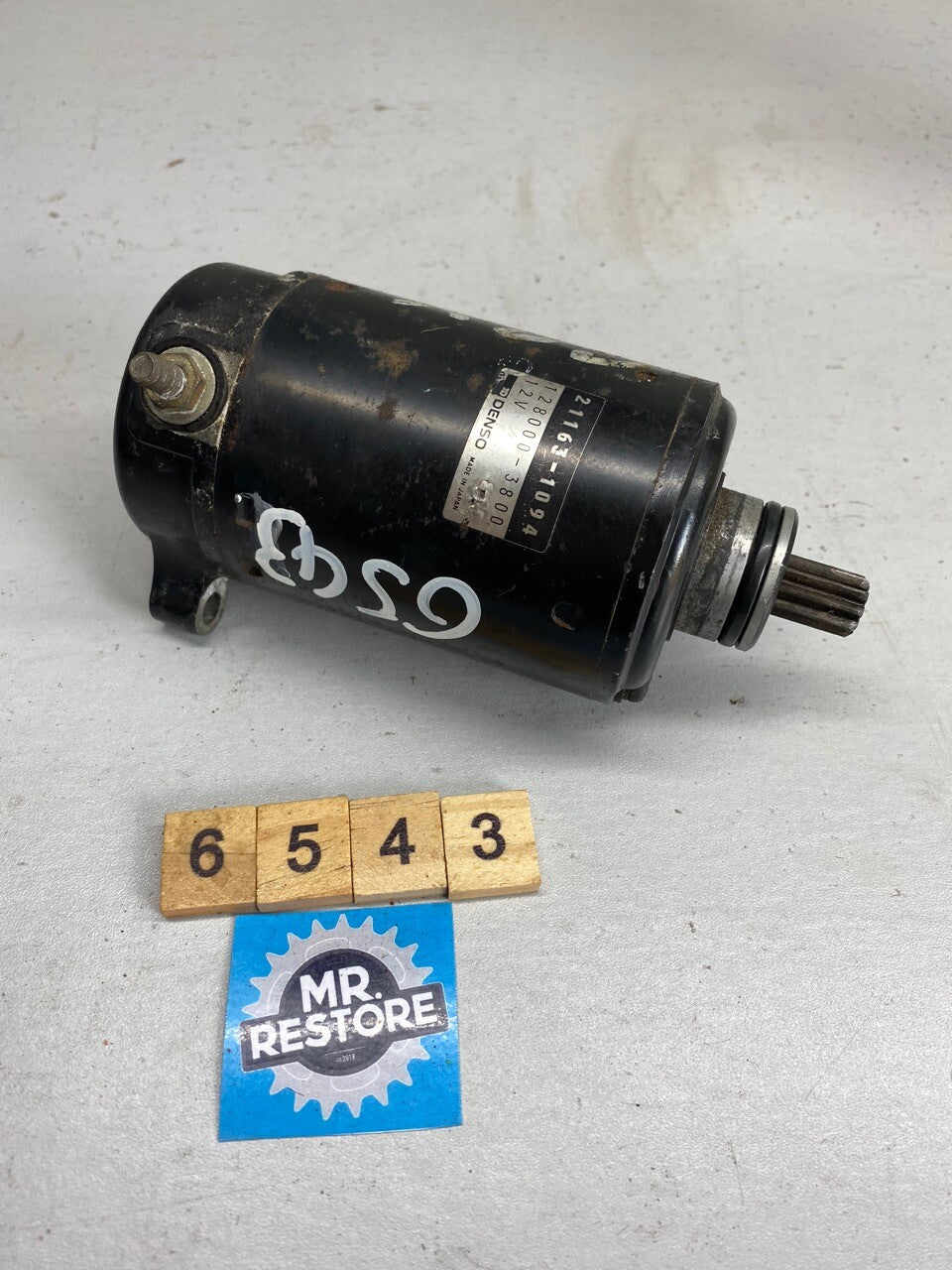 Kawasaki ZX750 GPX750 R Starter Motor 87-89 21163-1094 (Tested)
