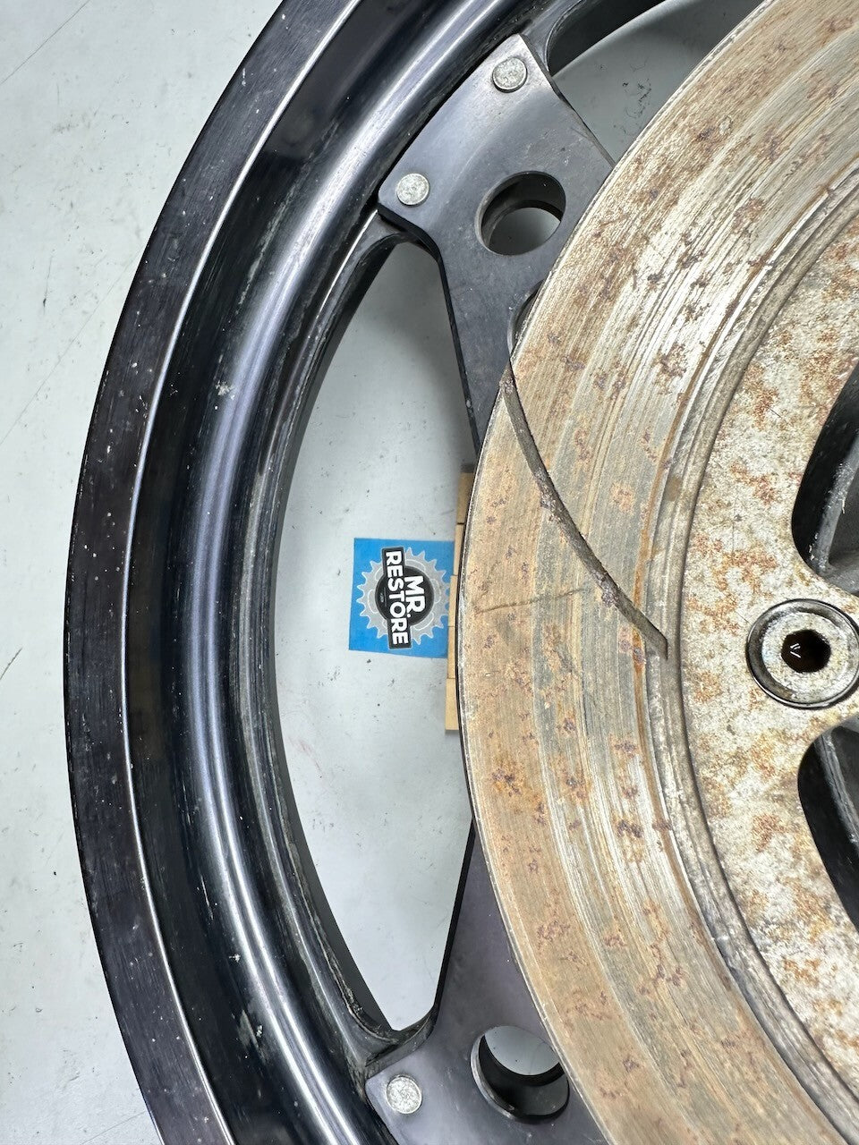 Honda CBX750F Rear Wheel 18 x 3.00 (Stamped December 1983)