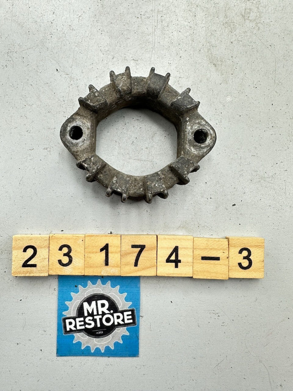 Yamaha XJ650 XJ550 XJ400 YX600 OEM Exhaust Ring Nut Flange 4H7-14612