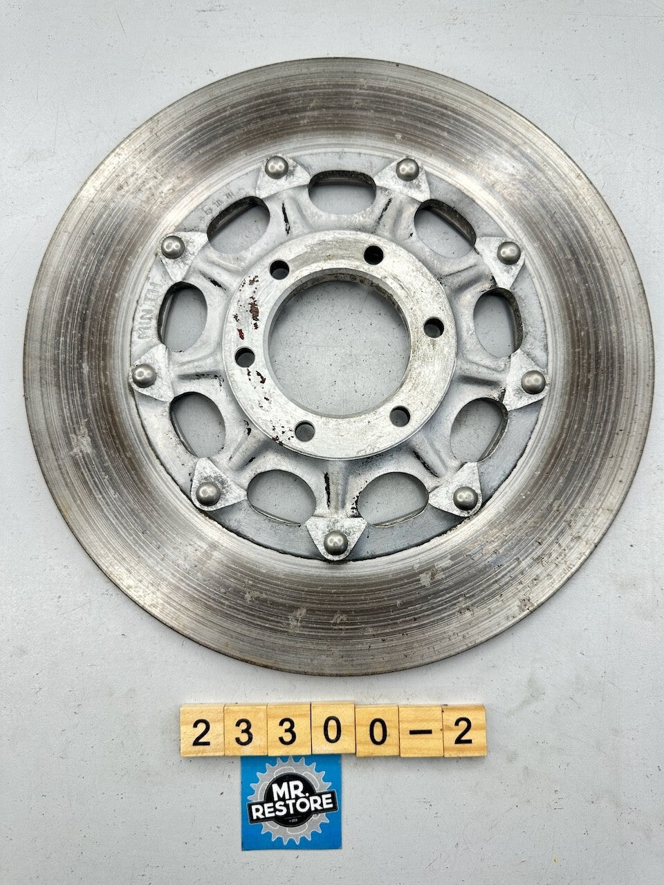 Honda CB550 CB500 CB450 Four OEM Front Disk Rotor 7.mm Remaining 45120-374-700