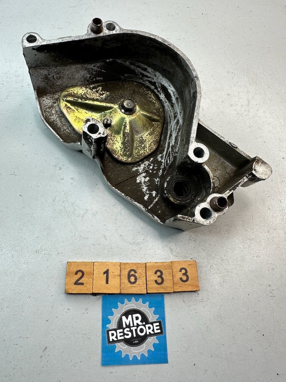 Yamaha FZR250 3LN Crankcase Front Sprocket Cover 2