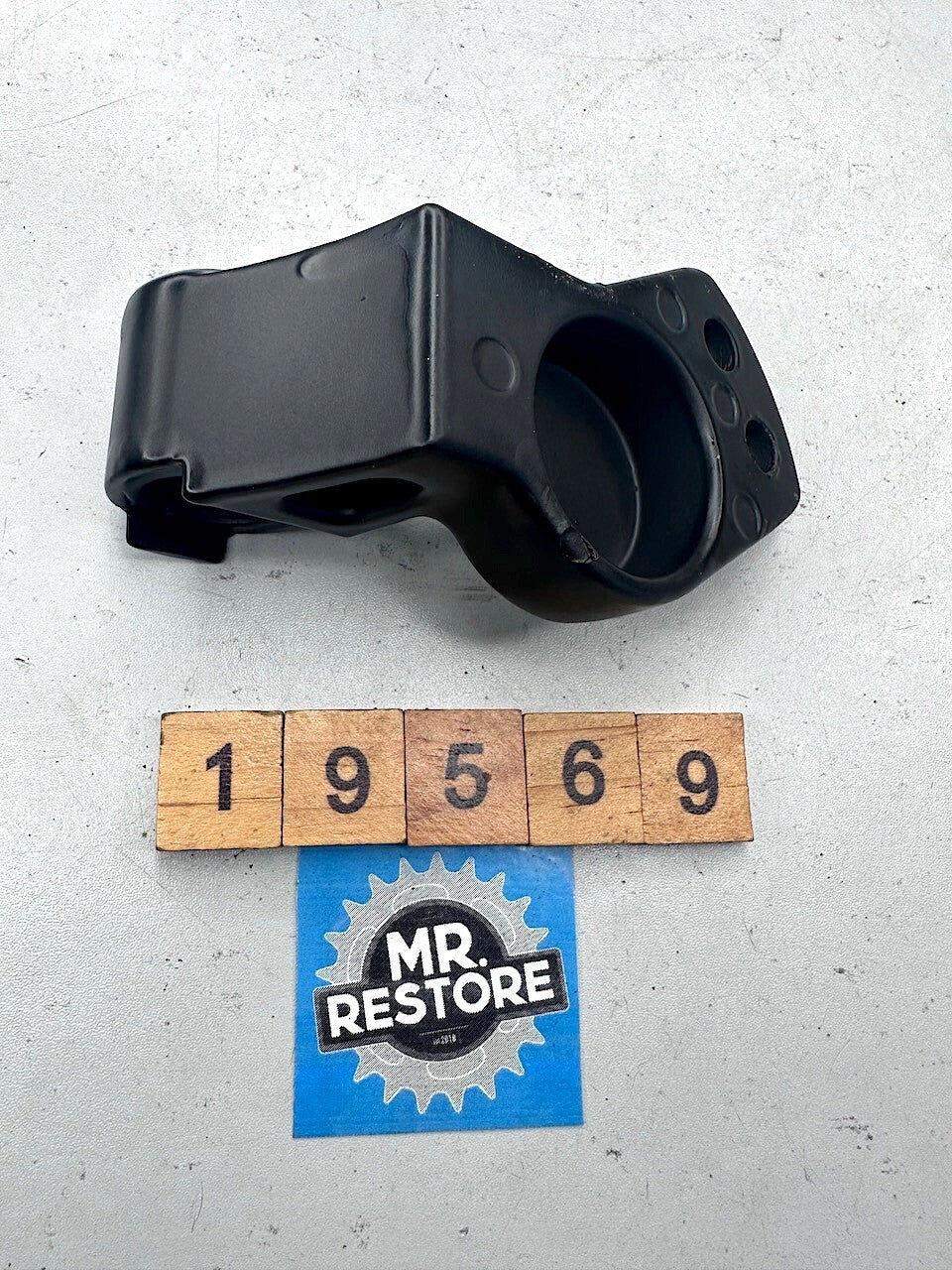 Kawasaki EX250 Ninja 1986-87 R/H Handlebar Holder (repainted in black)
