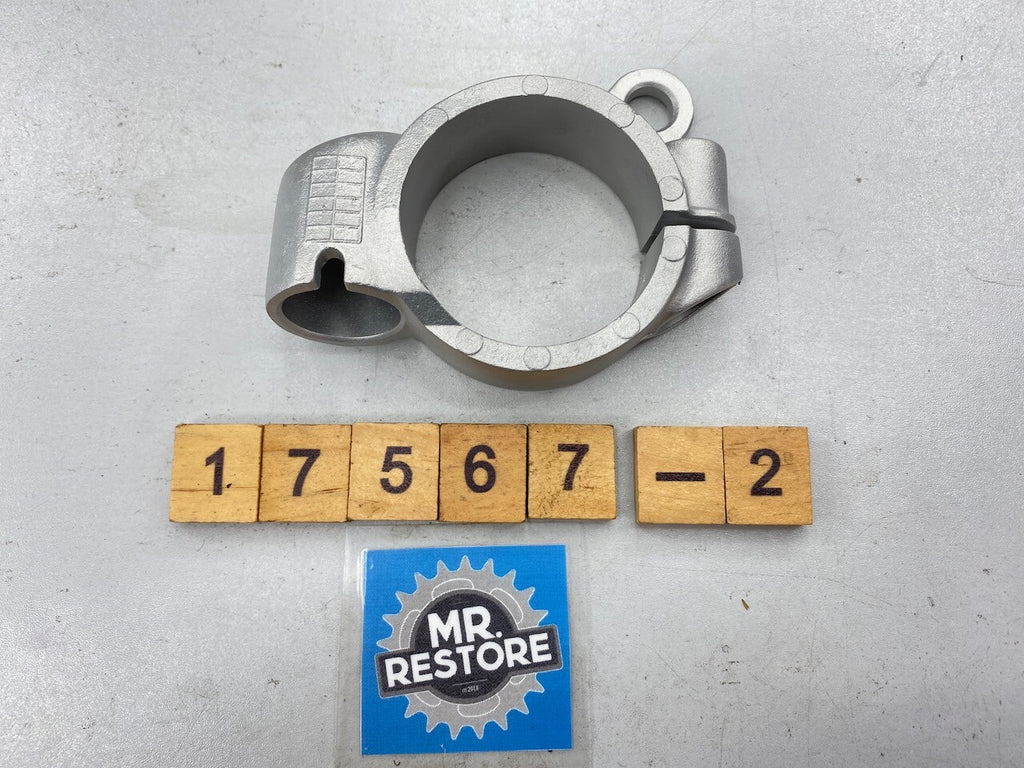 Kawasaki ZXR250C ZX250 1991-99 R/H OEM Handle Bar Clamp - Vapour Blasted