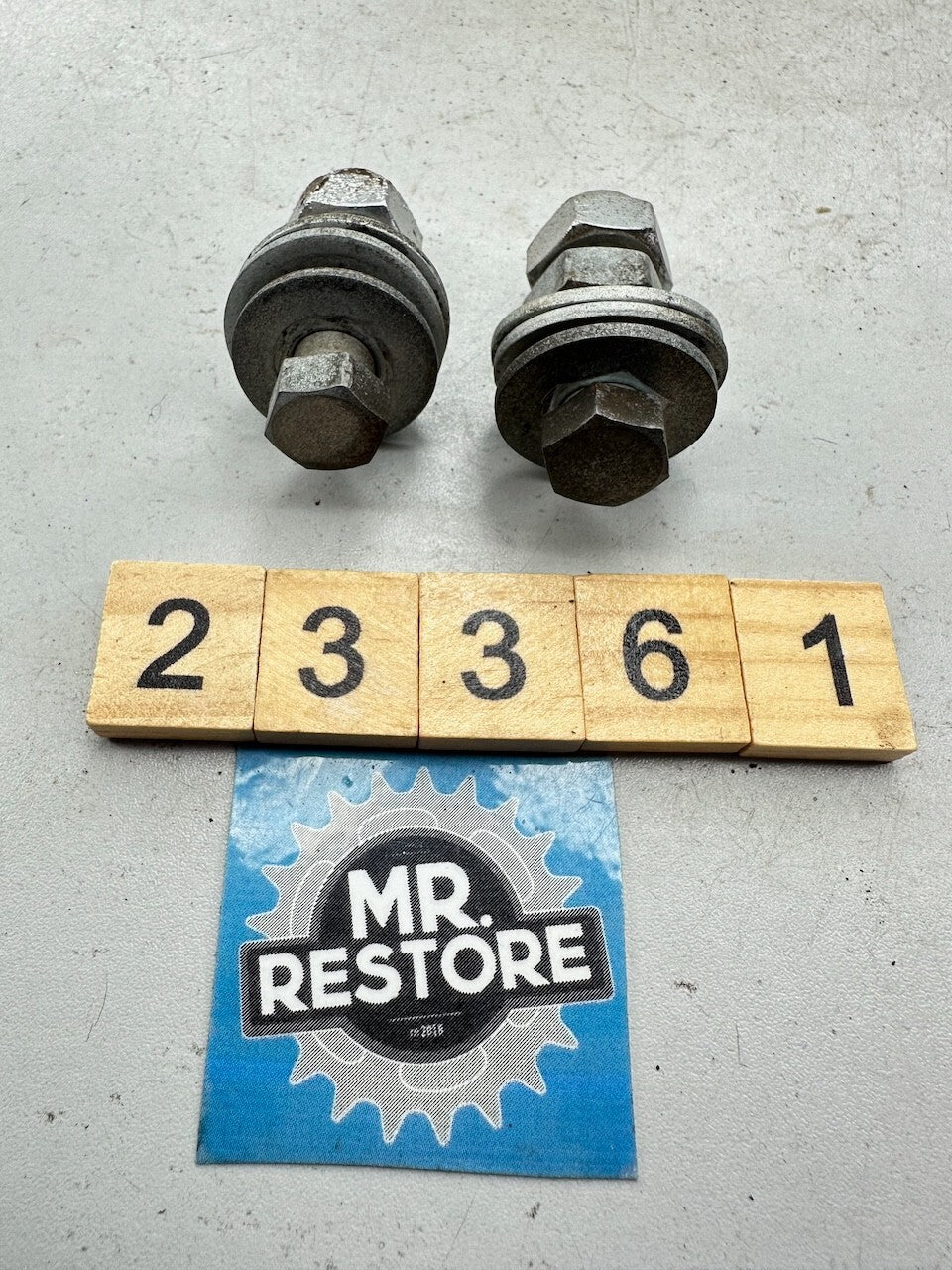 Yamaha V70 V80 V90 Rear Shock Absorber Fixing Bolts, Nuts & Washers