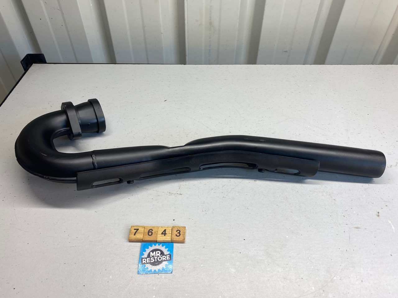 Kawasaki KL600R Exhaust Header & Guard - Painted Stainless Steel KHI E014 - OEM