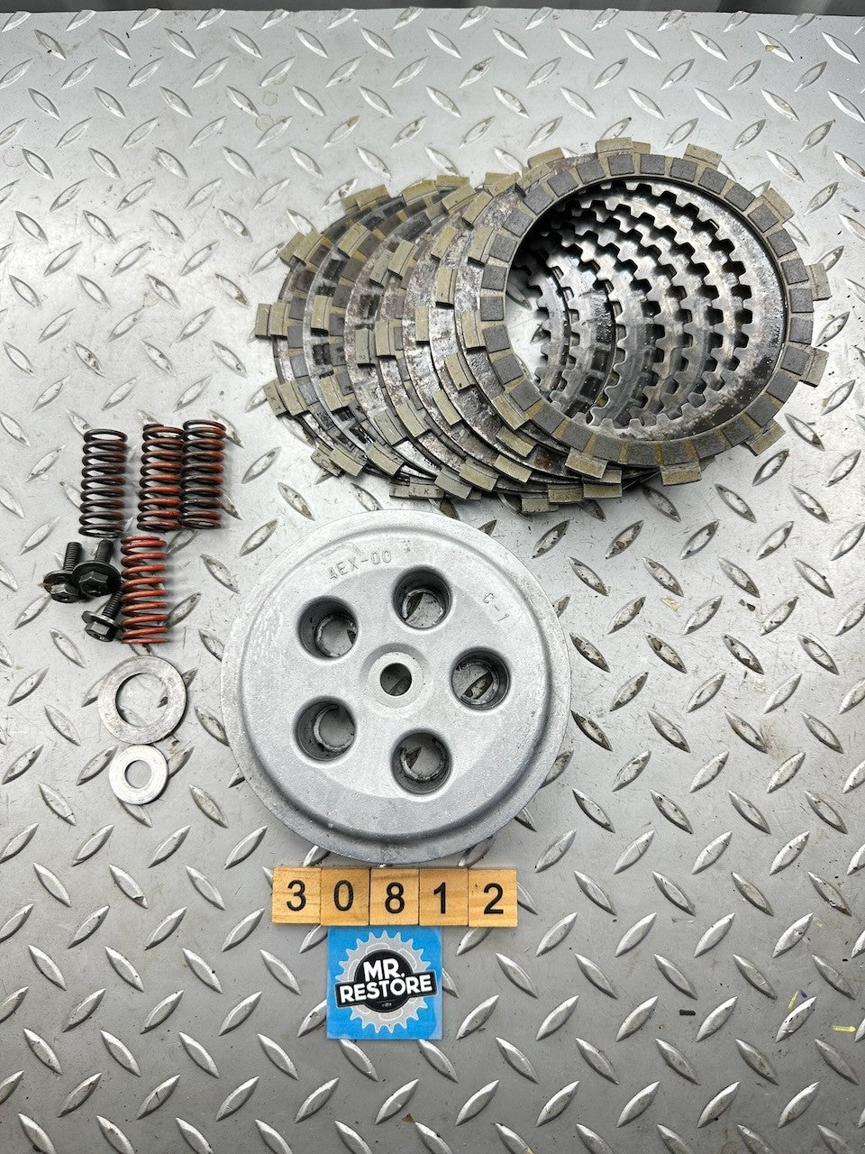 Yamaha YZ125 1994-99 Clutch Pressure Plate / Components 4EX-16351-00