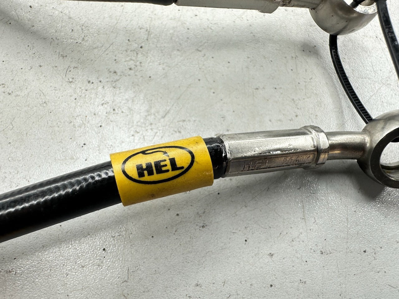 Triumph Daytona Speed Triple T300 - Braided Rear Brake Hose by HEL