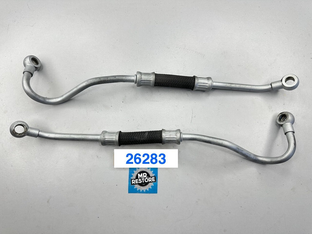 Yamaha FZR1000 '87-88' Oil Cooler Hose Line Pipes (Pair) 2GH-13464  2GH-13465