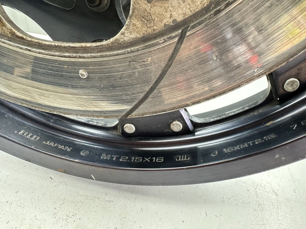 Honda Classic Vintage Black Boomerang 6 Spoke 16" x 2.15 Front Wheel (VF? CBX?)