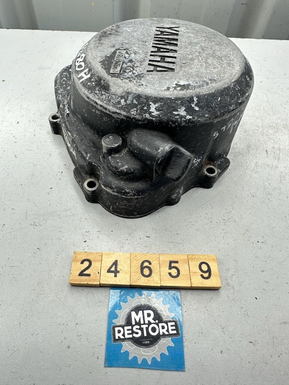 Yamaha YZ80 H 1981 YZ60 H 1981-82 RH Crankcase Clutch Cover 4V0-15421-00