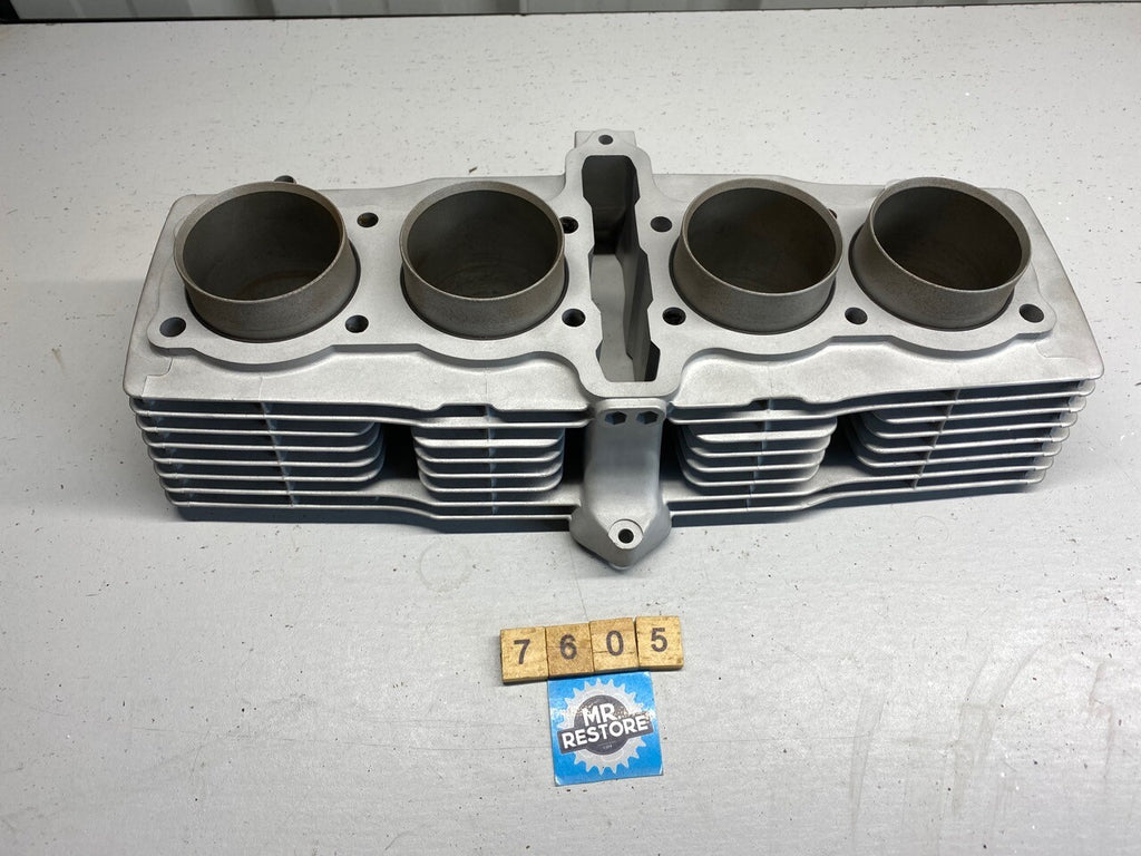 Honda CBX550 Cylinder Block Barrels on Original 59.2mm Bore (blasted)