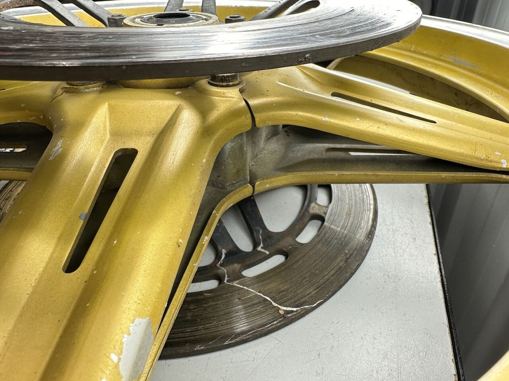 Honda Vintage Gold Comstar Wheel & Discs 19 x 2.15 (Dated November 79)