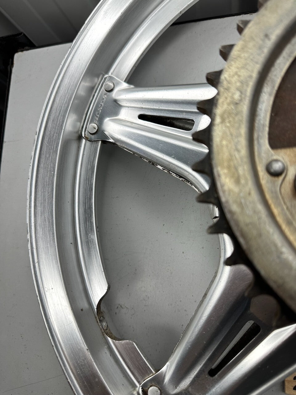 Honda CB250N CB400N Super Dream Hawk Rear Comstar Wheel Rim 18  x 1.85 (Feb 80)