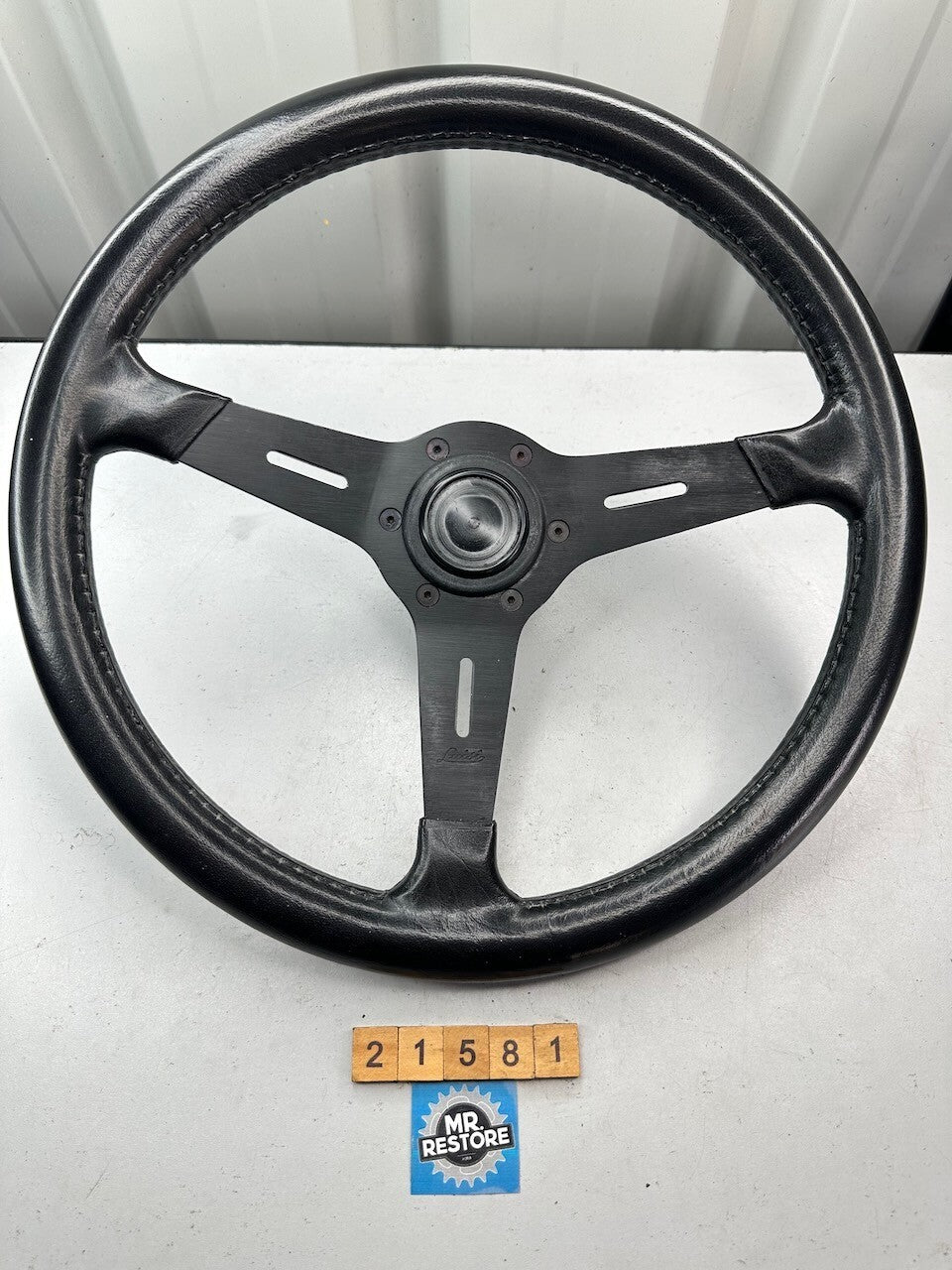 Luisi 3 Spoke 380mm Black Leather Steering Wheel & 20mm Boss