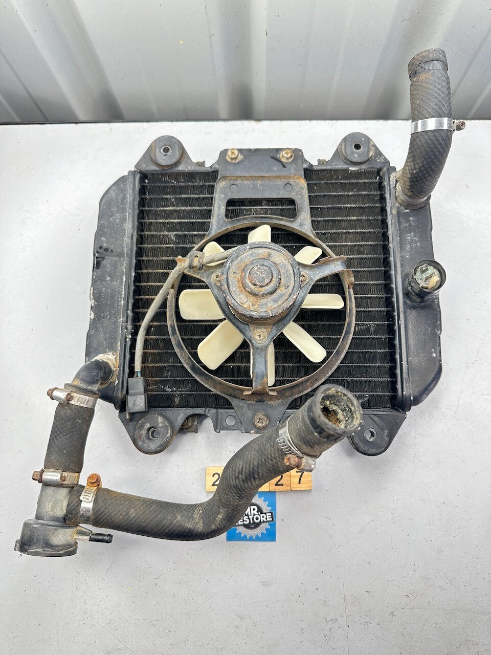 Kawasaki ZZR250 ZX250 EX250 '88-07' Radiator & Fan 39060-1087  59502-1066