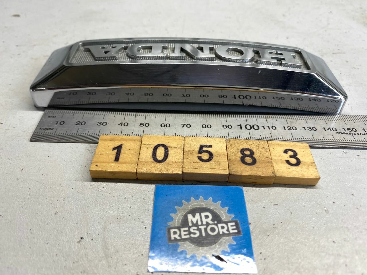 Honda Genuine Vintage Motorcycle Badge