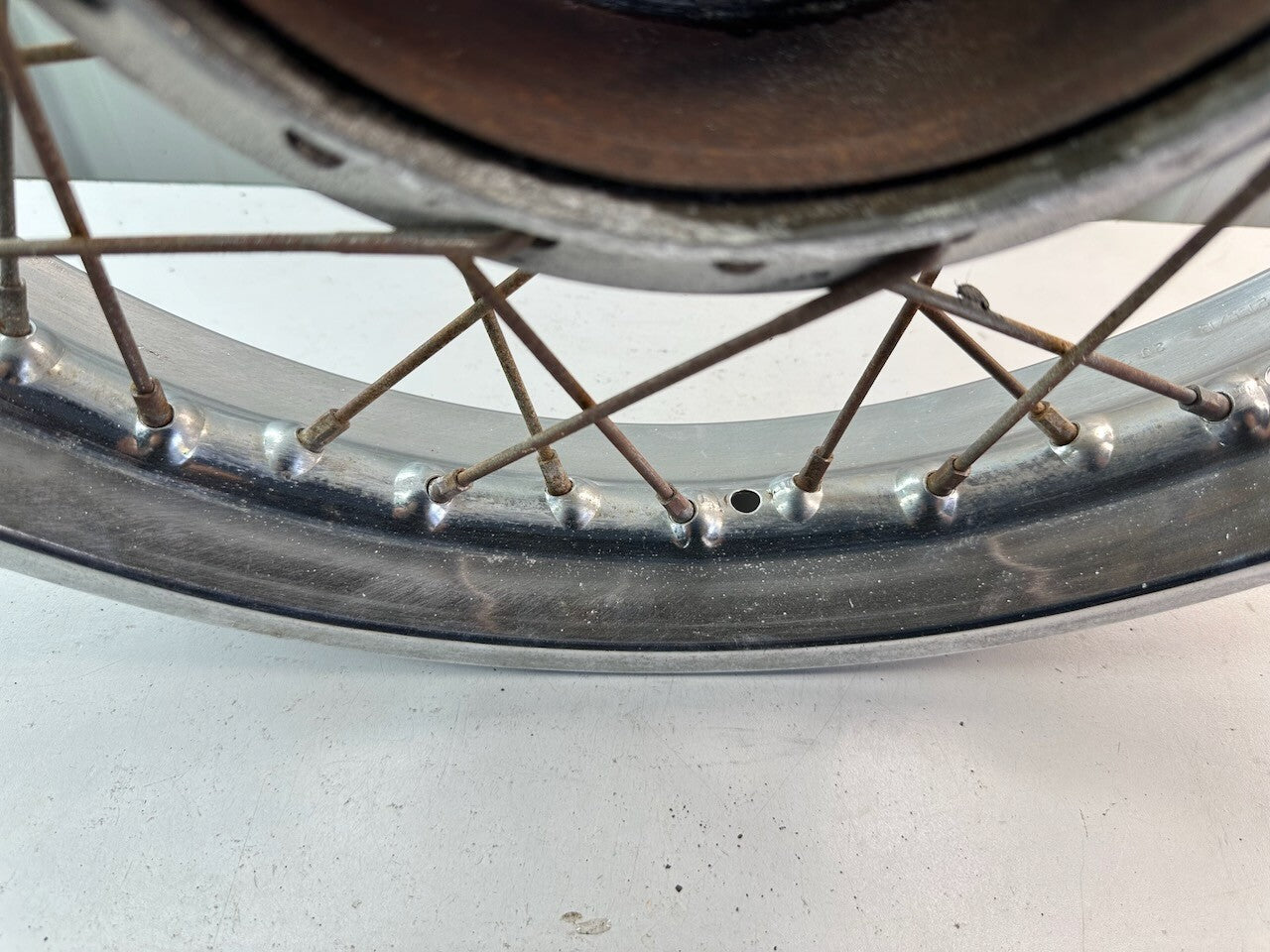 Kawasaki KH500 OEM Takasago 18" Rear Wheel