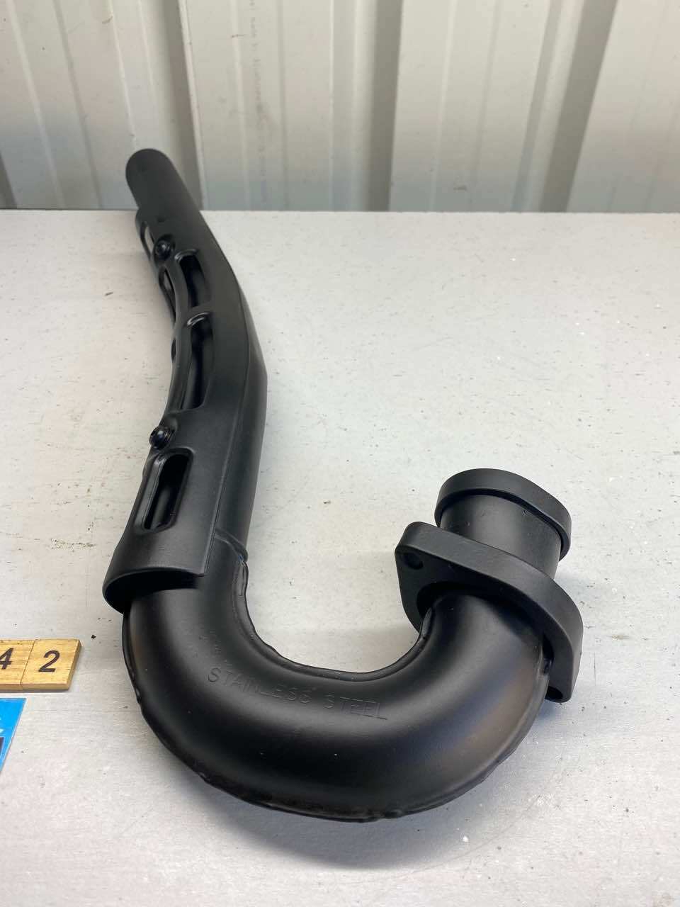 Kawasaki KL600R Exhaust Header & Guard - Painted Stainless Steel KHI E014 - OEM