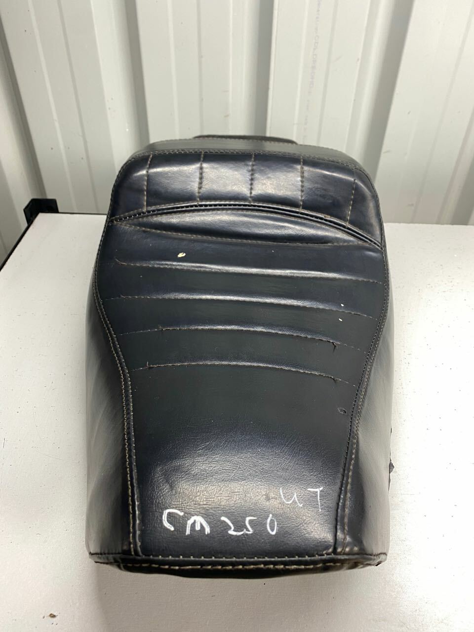 Honda CM250 Seat 1982 - Modified to Comply with QLD Single Seat Rego
