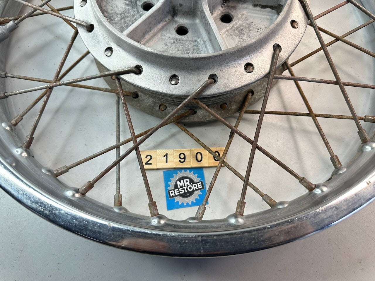 Kawasaki KH500 OEM Takasago 18" Rear Wheel