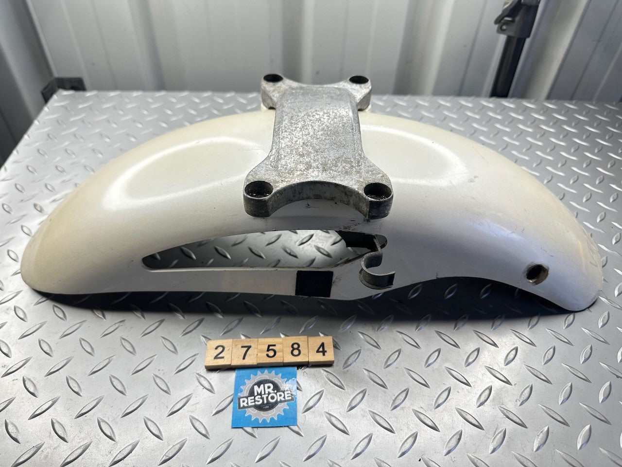 Honda VF750 OEM Front Mudguard Fender & Brace - No Cracks