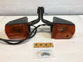Honda Vintage Classic Scooter Rear Indicators and brackets - pair OEM