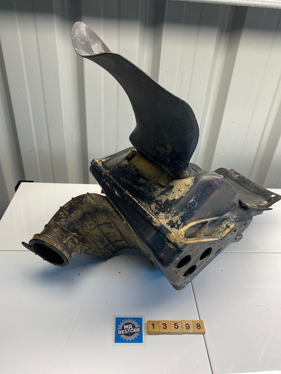 Honda CR125 1988 Air Box Cleaner & Duct (Drilled)