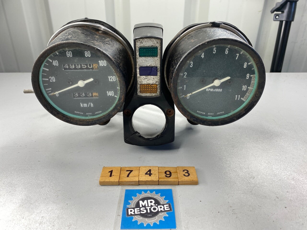 Kawasaki Z200 Dashboard Meters Instruments KMH - Tested