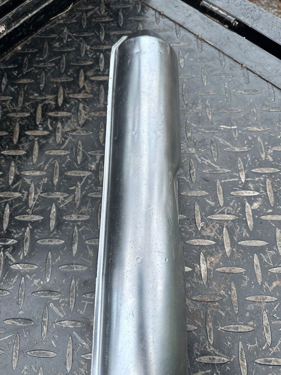 Suzuki GT250 L/H Exhaust Pipe Silencer Muffler & Baffle