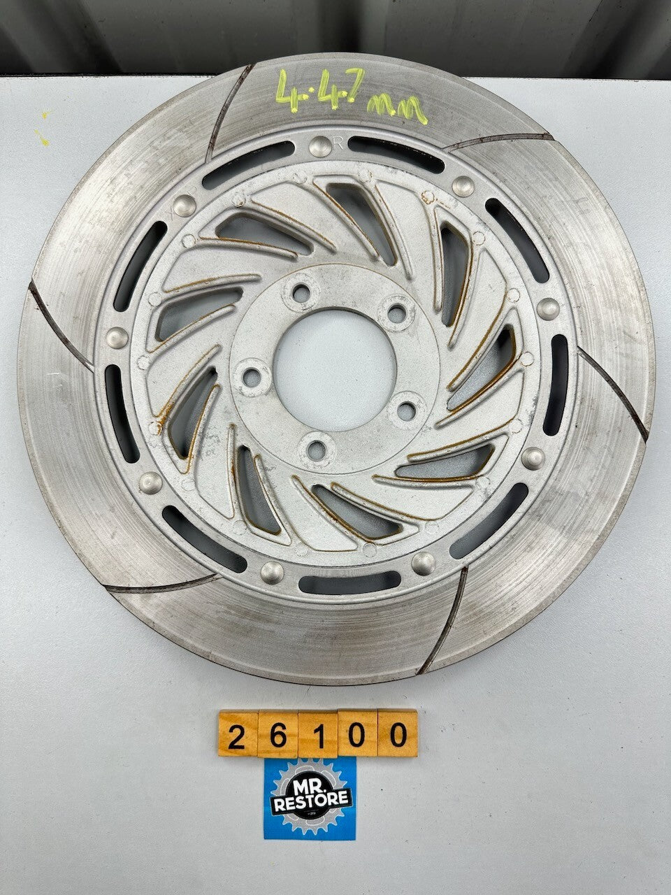 Honda VF750 FD OEM Front Right Brake Disc Rotor with 4.47mm Remaining