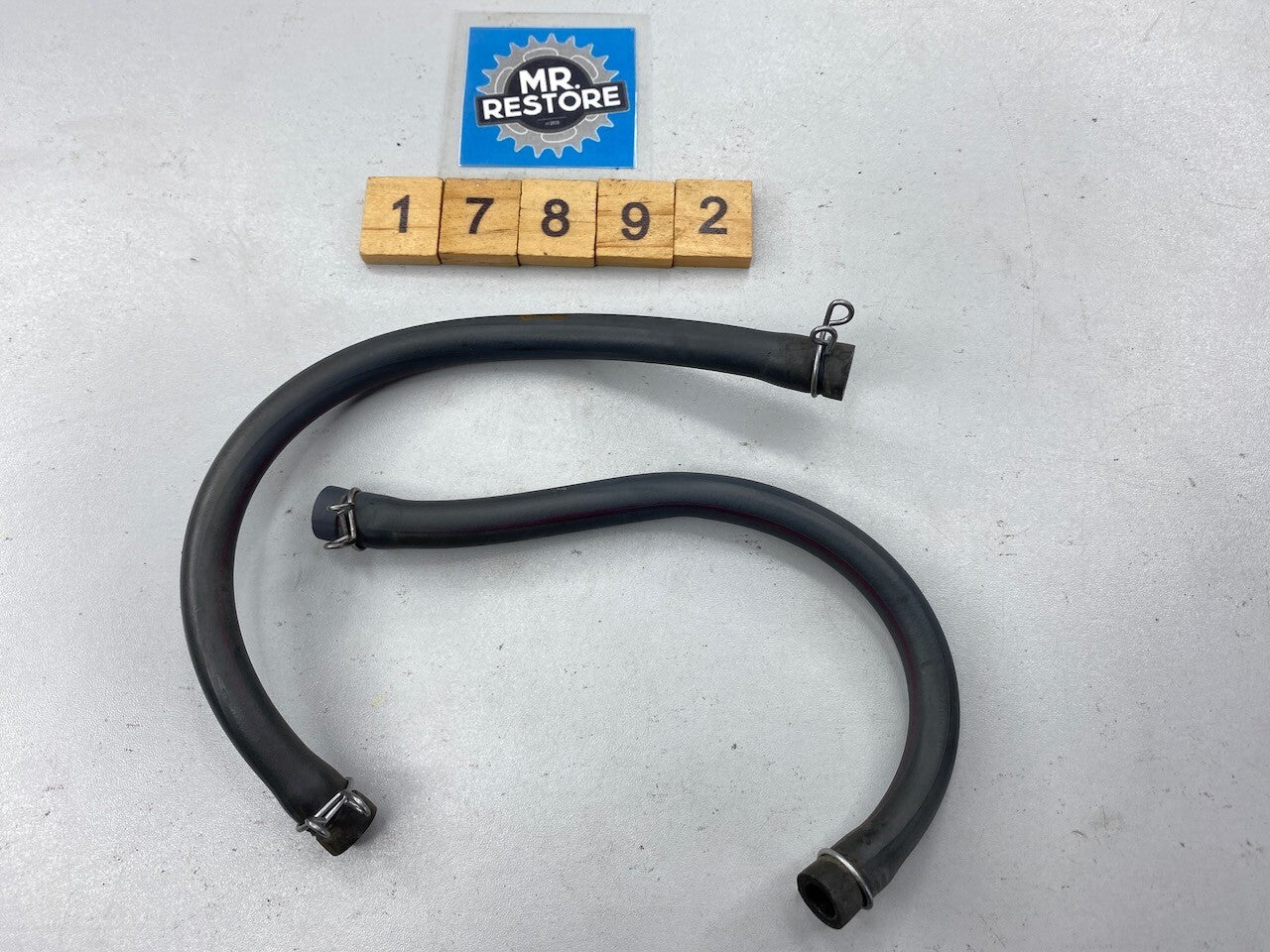 Yamaha XV250 Virago Pair of OEM Fuel Hoses & Clips - 904-45115-01 90445-116K9