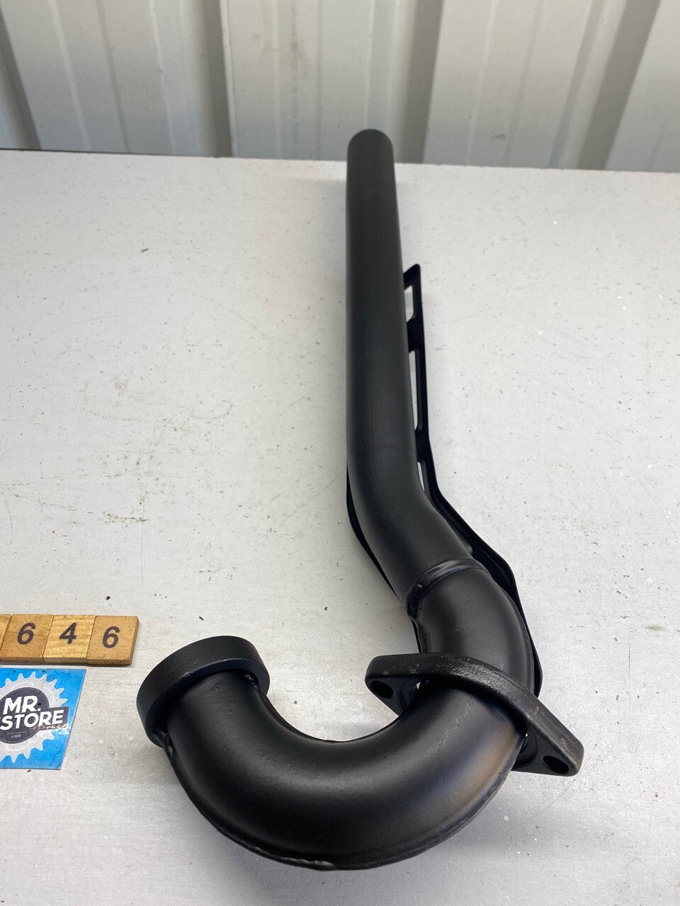 Kawasaki KLR250 Exhaust Header & Guard - Stainless Steel OEM - KHI E016 -Painted