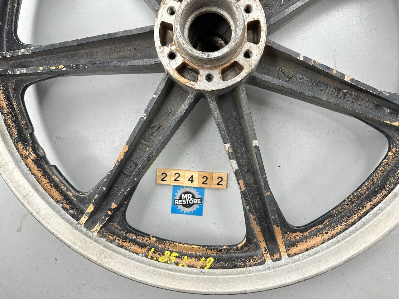 Yamaha 19 x 1.85 Enkei Vintage Front Alloy Wheel (RD XS ?)